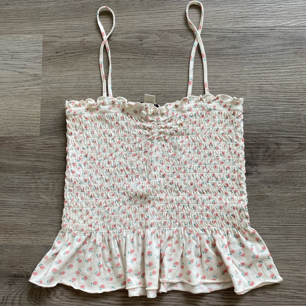 American Eagle Ruffled Tube Top